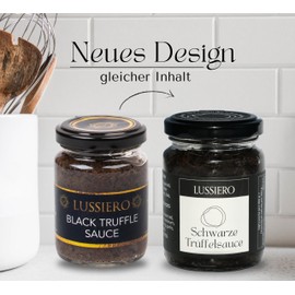 Lussiero Truffle Sauce Black Summer Truffle Salsa Tartufata Tapenade Tuber Aestivum 80 g Pack of 3