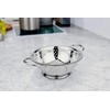 Acense Stainless Steel Colander [Silver], Steel Base/Handle, Quick Draining, Multiple