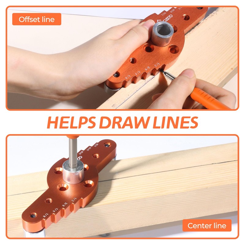 Dowel Jig Kit for Floating Shelf Bracket(& 1/2" x 11.8"