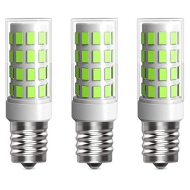 LUHMQ E17 LED Bulbs 3 Pack for Under Microwave Light Bulbs,Over Stove Lights,Range Hood,3.5W (35W Halogen Bulb Equivalent) 350 Lumen AC120V E17 Bulb Home Lighting(Daylight White 6000K)