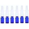 ericotry 6PCS 10ml/0.34oz Empty Glass Refillable Nasal Spray Bottles Fine