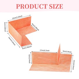 10 Pcs Waterproofing Seal Kit, 6 Inside Waterproofing Membrane and 4 Pcs Outside Waterproofing Corner Polyethylene Seamless Membrane for Shower Bathroom Bathtub Walls and Surrounds (Brown)