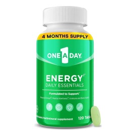 One A Day Energy Multivitamínico Cafeína Complejo B 120 Tabs Sin Sabor