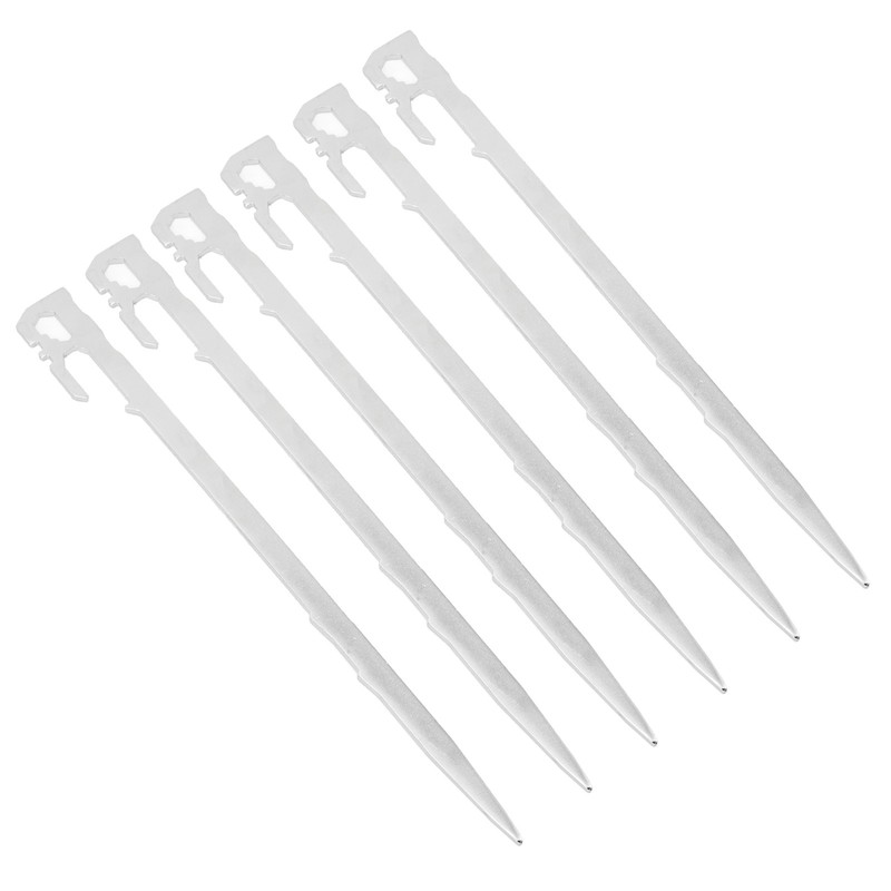 6pcs 420 Stainless Steel Canopy Tent Stakes Thickened High Hardness