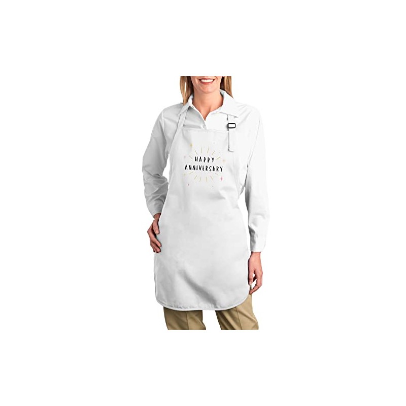 Fabulous Premium-Küchenschürze Weiß Happy Anniversary Wedding Celebration Gift Ideas Couple