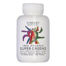 Synergy Natural 100% Organic Super Greens, 100g Powder