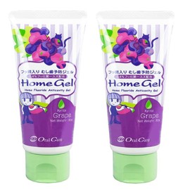 Dental Exclusive Product [Medical External Product] Oral Care Home Gel Grape 65g 2pcs [Caries Prevention Gel]