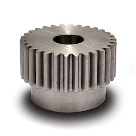 Boston Gear YD217/8 Spur Gear, Steel, Inch, 12 Pitch, 0.875" Bore, 1.917" OD, 1.000" Face Width, 21 Teeth