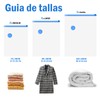 Bolsas de Vacío para Ropa Almacenamiento-Viaje - 8 Pack (2
