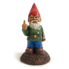CATZUM Statua da Giardino 15 cm, Divertenti Ornamenti per Prato e Giardino, Decorazione Interna o Esterna, Design Colorato e Dettagliato (15 cm)