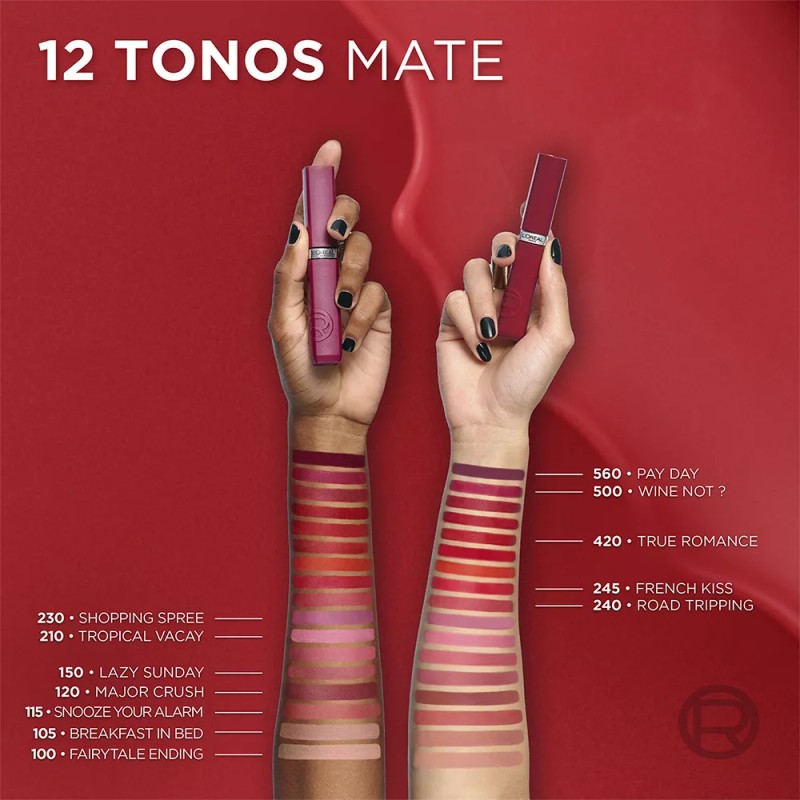 L'Oréal Paris Make Up Labial Liquido Infaillible Le Matte Resistance