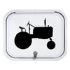 Antique Tractor Black Vinyl Decal Sticker