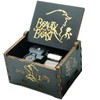 Beauty and the Beast Music Box, Wooden Hand Crank Beauty