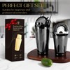 YXT & BEYOND Black Cocktail Shaker Set - 12-Piece Stainless