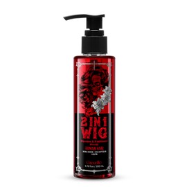 2 in 1 Wig Shampoo & Conditioner, Human Wig Care Shampoo, Moisturizing & Gentle Formula. 200ml/6.76fl oz (Human Wig (ph5), 200ML)