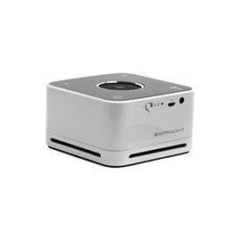 Spracht MCP-3020 The Conference Mate - White - Bluetooth - Near Field Communication - Microphone, Digital Signal Processing (DSP), Passive Radiator, LED Indicator, Battery Status (Renewed)