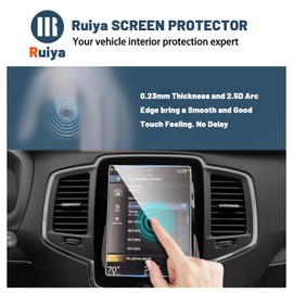 Ruiya Volvo Screen Protector for Volvo XC90/XC60/XC40 8.7" & AC Display Touchscreen 9HD Tempered Glass Compatible with (2016-2024) Volvo XC90/(2018-2024) XC60 /(2019-2024) XC40 Accessories(2Packs) ﻿