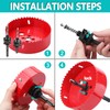 4 inch / 102mm Hole Saw with 1 pc SDS