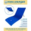 TOHA Lounge Chair Towel | Beach Mat Loungers Folding Lightweight