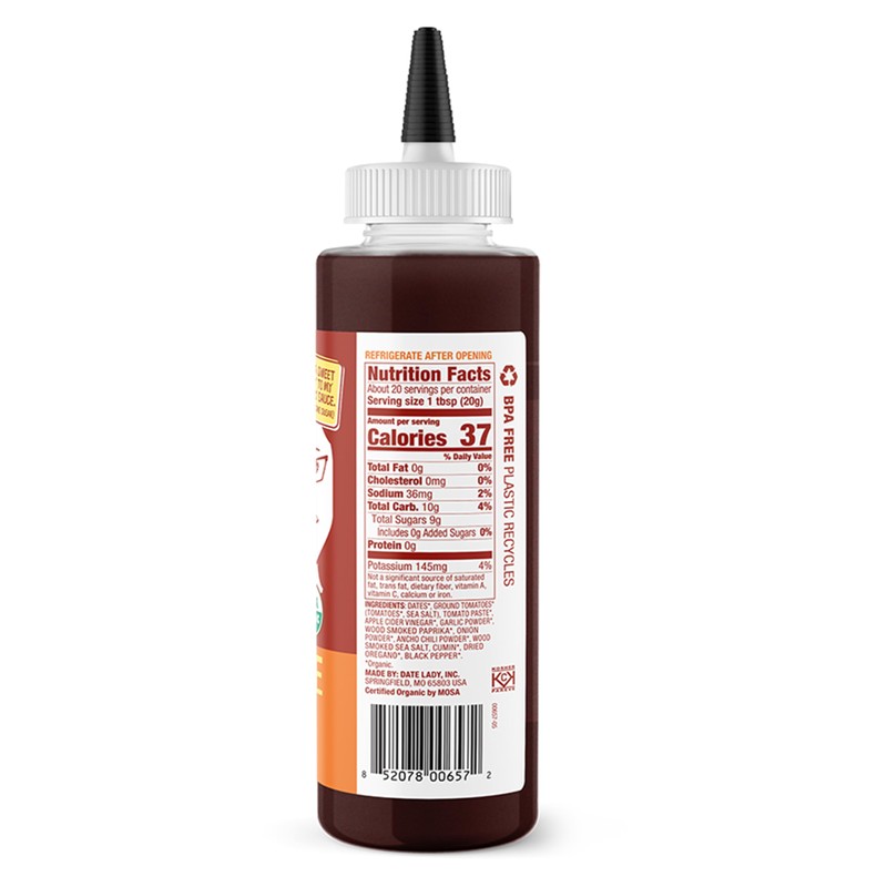 Date Lady BBQ Sauce | Organic & Gluten Free |