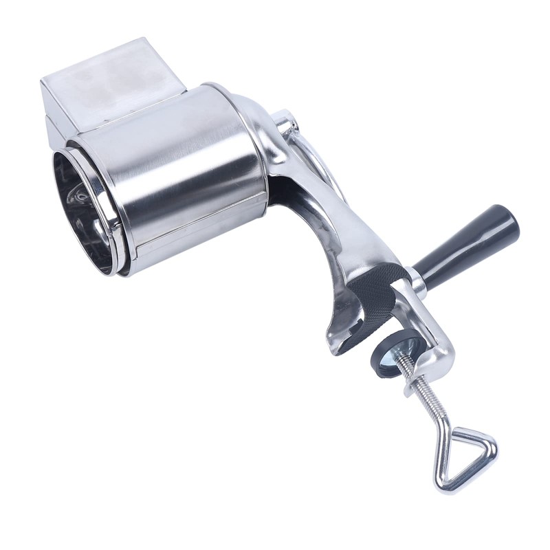 Rotary Grater Shredder with Handle 5-in-1 Vegetable and Fruit Cutter