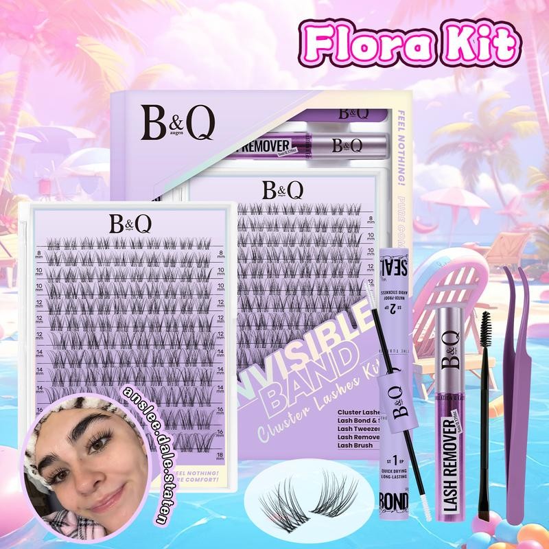 Flora Natural C Curl Kit - 120pcs 8-18mm Eyelash Cluster