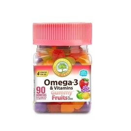 Naturelab Omega 3 con Vitamina D Y E Sabor Frutales 90 Gomitas