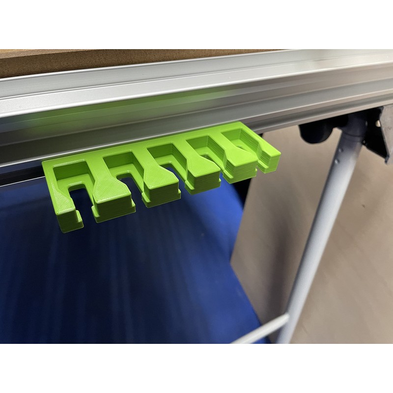 Universal Rack for 5 Ratchet Clamps Compatible with Festool MFT/3