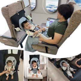 Muekeesam Baby Airplane Bed Baby Travel Essentials for Flying Toddler Airplane Seat E