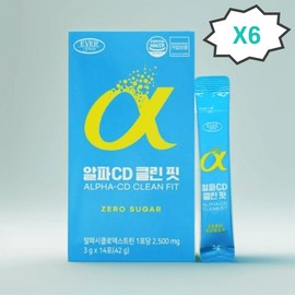 evergreen AlphaCD Alphacyclodextrin Clean Fit 3g 14 packs, 6 packs / 알파CD 알파시클로덱스트린 클린핏 3g 14포, 6개