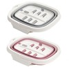 Folding foot bath is popular recommended pink