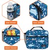 OPUX Insulated Lunch Bag Kids, Lunch Box for School Boy