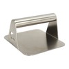 Burger Press Rectangular 304 Stainless Steel Burger Smasher Non Stick