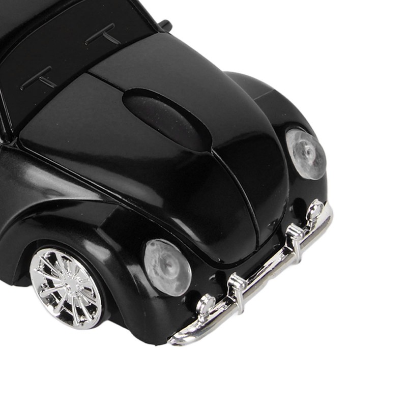 Wireless Mouse Red Sports Car Style 2.4GHz USB Receiver 1600DPI