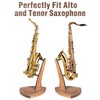 Musbeat Saxophone Stand, Saxophone Stand for Alto and Tenor, Zebra