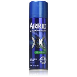 ARRID XX Ultra Clear Anti-Perspirant Deodorant Spray, Ultra Fresh 6 oz (Pack of 10)