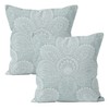 Set of 2 Duck Egg Blue Cushion - boho cushion
