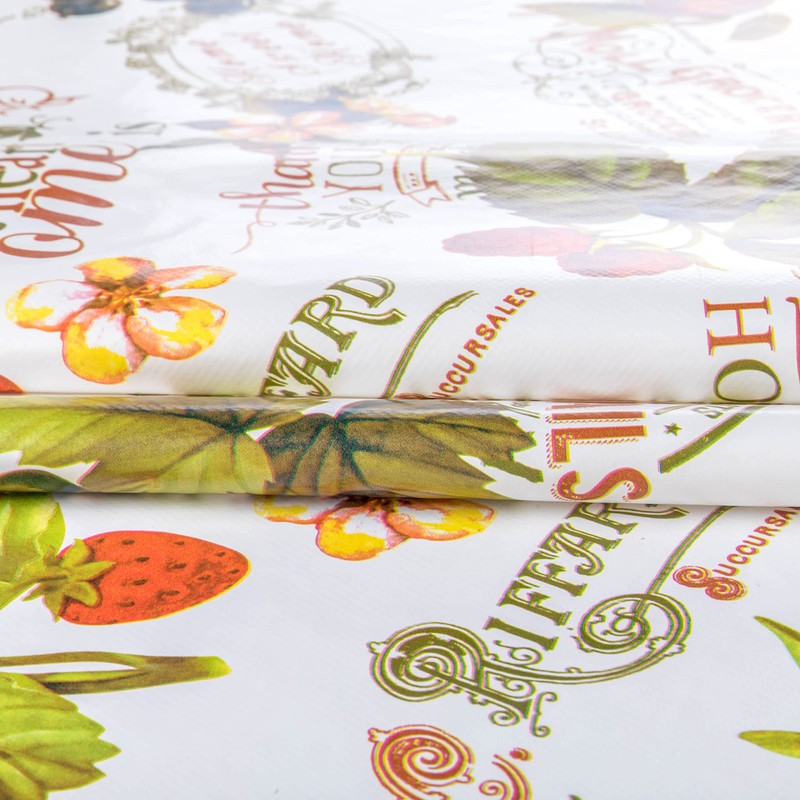 Home Direct Rectangular Wipe Clean PVC Tablecloth 140x180cm Fruits