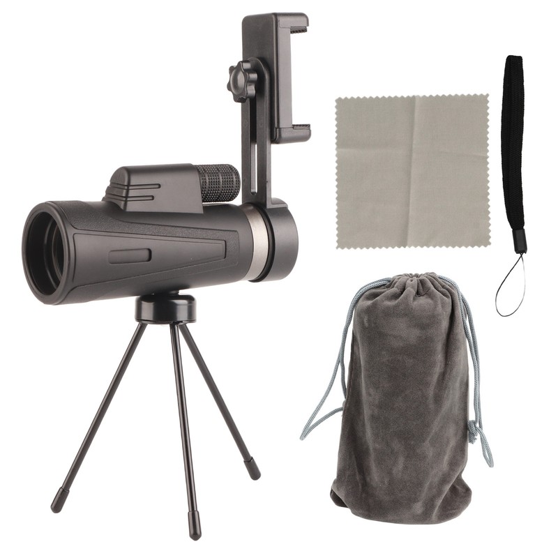 12x50 Monocular Telescope 50mm Aperture Bright Clear HD Outdoor Telescope