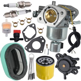 FINDCARB 16 853 21-S Carburetor Fit for Kohler KT730 KT735 KT740 KT745 7000 Series Engine Carb Replace 32-853-67-S 32-853-63S with Air Filter Oil Filter Kit
