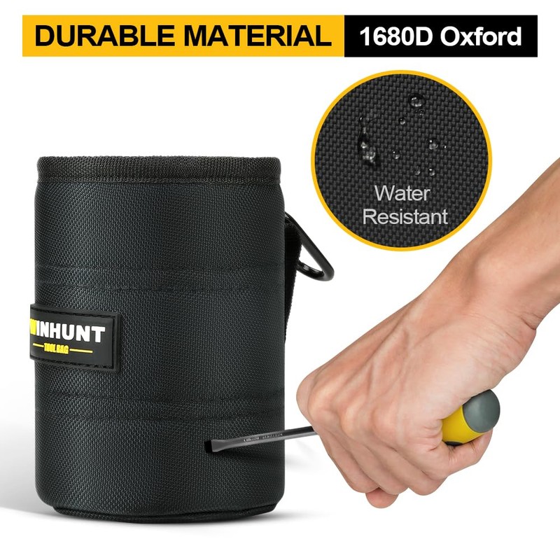 WINHUNT Tool Bag, Screws and Nails, Thickened for Wear Resistance,