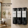 Dispensador de champú y cuidado del cabello antideslizante para baño
