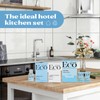 ECOPPEAL Kitchen Cleaning Welcome Kit, 4 Pcs Pre-load Dish cloth,