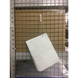 TRUSCO SFLL-100 Postcard and Flyer Hooks, Total Length: 10.8 inches (274 mm), Inner Diameter: 0.5 inches (12 mm), Pack of 100