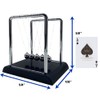 Newtons Cradle Balance Balls, Swinging Balls with Black Base, Fun