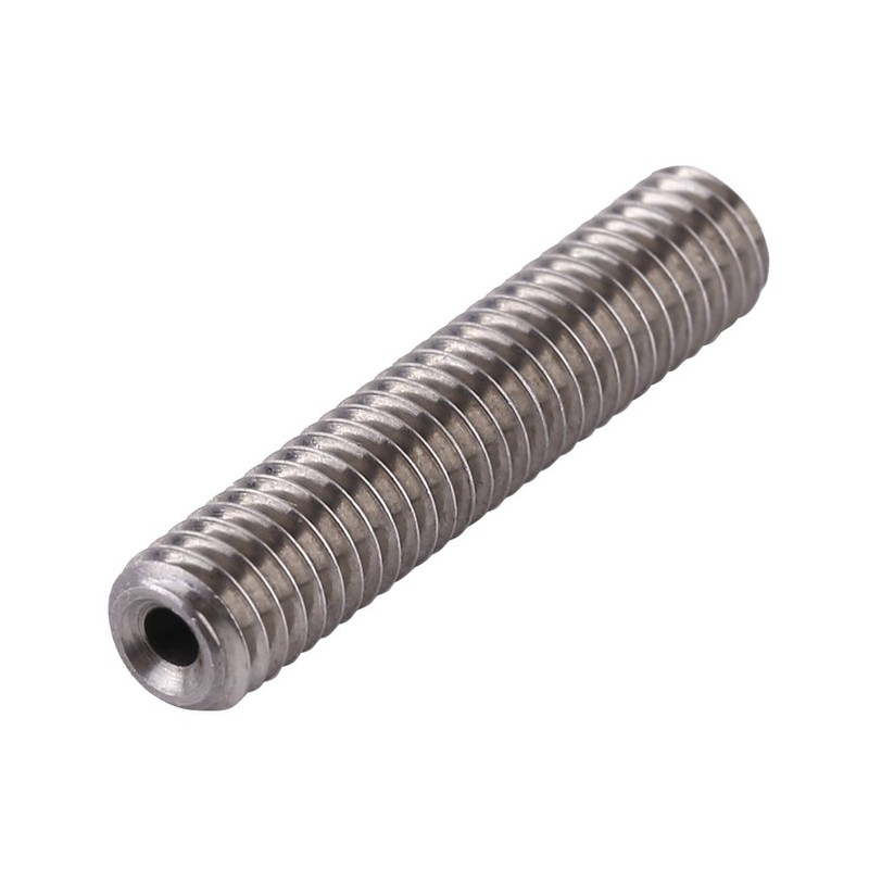 5pcs M6 x 30mm Nozzle Throat Stainless Steel Tube Throat