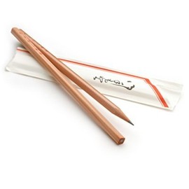 A pair of Take-away Chopstick HB Pencils (2 pencils) from Japan