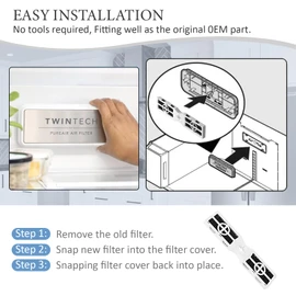 6 Pack Refrigerator Air Filter Replacement for FRGPAAF2 Frigidaire PureAir AF-2 Air Filter Compatible with Frigidaire FRFC2323AS, FRFC232LAF, FRFC233LAF, FRFG2323AF, FRFN2823AS Filter for Air