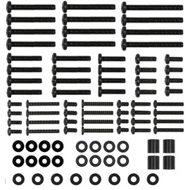 BuFan Kit Universal de Tornillos Montaje TV, Compatible con La Mayoría de televisores LED LCD OLED 4K, Incluye Tornillos y Accesorios de Montaje para Pantallas de hasta 80 Pulgadas