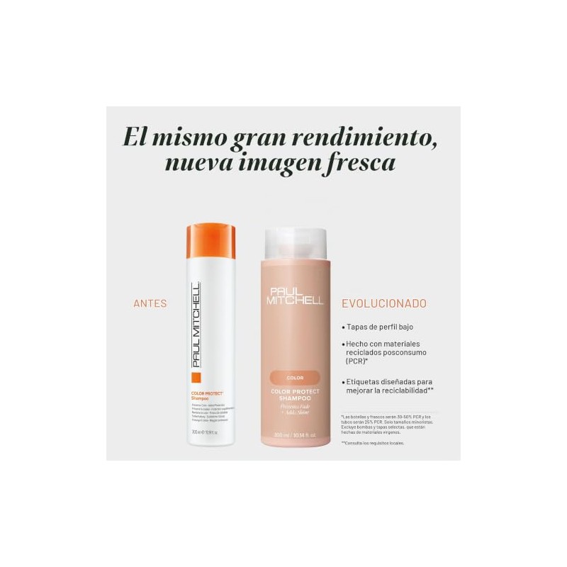 Paul Mitchell Color Protect Champú, Previene la Pérdida de Color